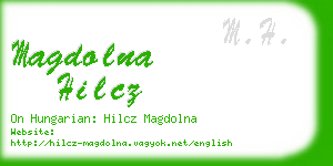 magdolna hilcz business card
